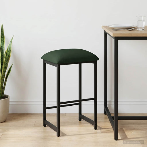 Scaun de bar Verde închis 40 x 32 x 64 cm Lemn prelucrat - WALTI WALTI