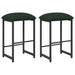 Scaun de bar 2 buc. Verde închis 40 x 32 x 64 cm Lemn prelucrat - WALTI WALTI