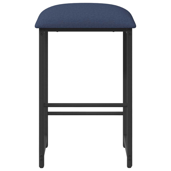 Scaun de bar albastru 40 x 32 x 64 cm Lemn prelucrat - WALTI WALTI