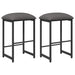 Scaun de bar 2 buc. Gri deschis 40 x 32 x 74 cm Lemn prelucrat - WALTI WALTI