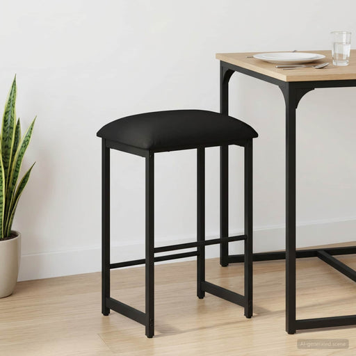 Scaun de bar Negru 40 x 32 x 74 cm Lemn prelucrat - WALTI WALTI