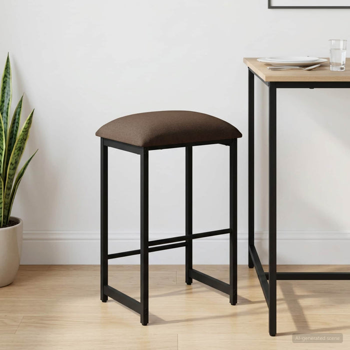 Scaun de bar Gri taupe 40 x 32 x 74 cm Lemn prelucrat - WALTI WALTI