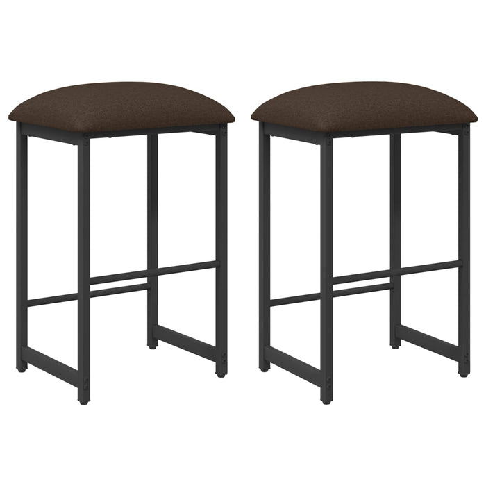Scaun de bar 2 buc. Gri taupe 40 x 32 x 74 cm Lemn prelucrat - WALTI WALTI