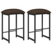Scaun de bar 2 buc. Gri taupe 40 x 32 x 74 cm Lemn prelucrat - WALTI WALTI