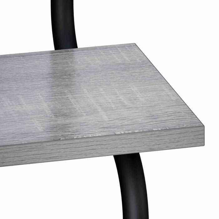Raft de perete cu 2 niveluri Sonoma gri 60 x 24,5 x 61 cm WALTI