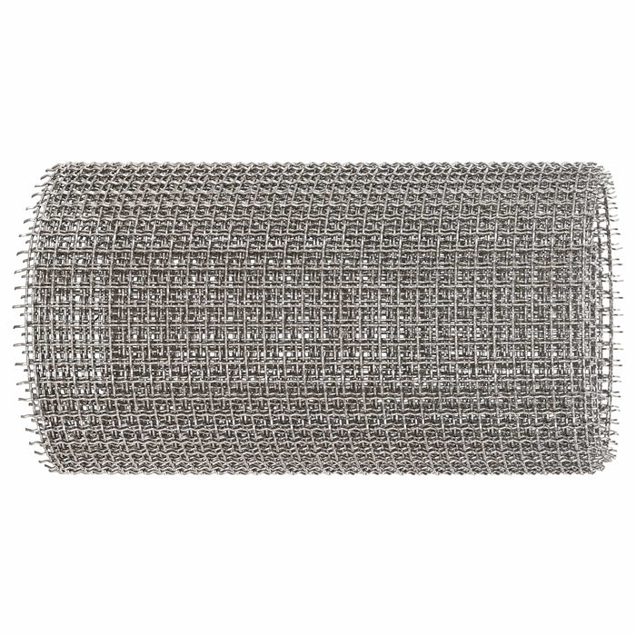 Ecran din plasă 20 x 200 cm 3 Mesh Oțel Inoxidabil 201 Argintiu WALTI