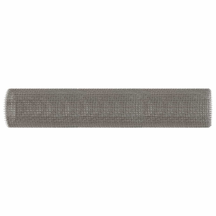 Ecran din plasă 60 x 200 cm 3 Mesh Oțel Inoxidabil 201 Argintiu WALTI