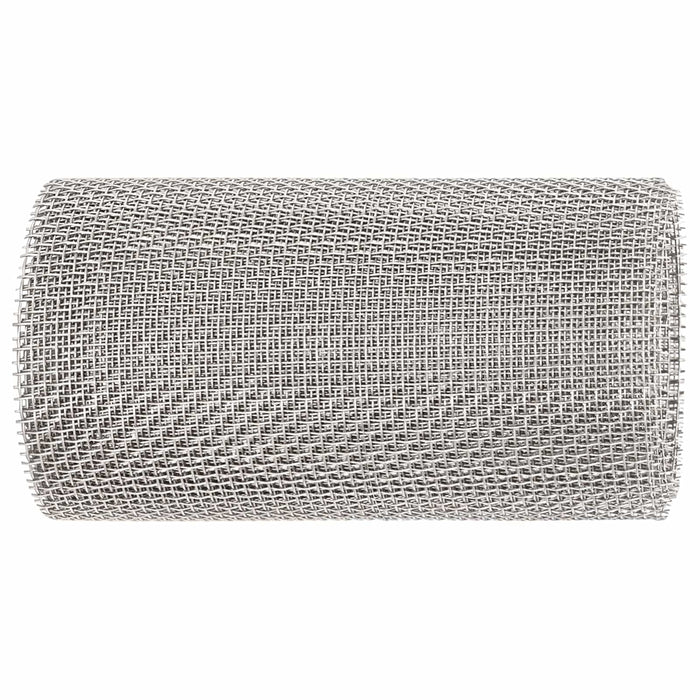 Ecran din plasă 20 x 200 cm 6 Mesh Oțel Inoxidabil 201 Argintiu WALTI