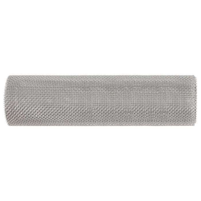 Ecran din plasă 40 x 500 cm 6 Mesh Oțel Inoxidabil 201 Argintiu WALTI