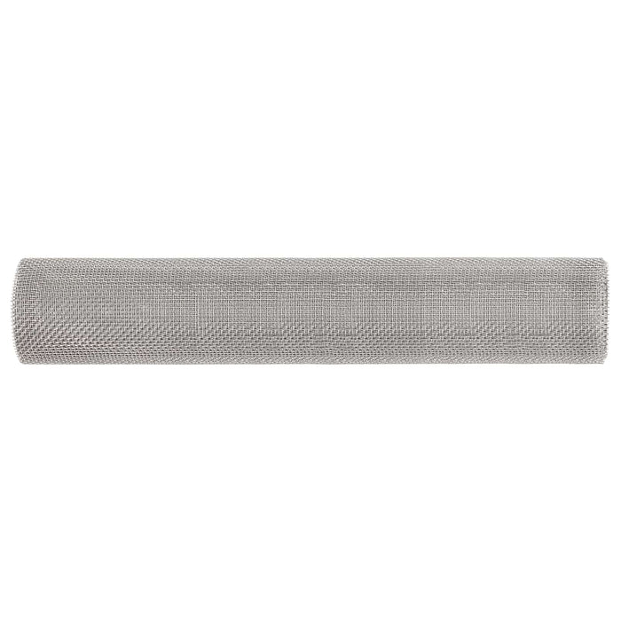 Ecran din plasă 60 x 500 cm 6 Mesh Oțel Inoxidabil 201 Argintiu WALTI