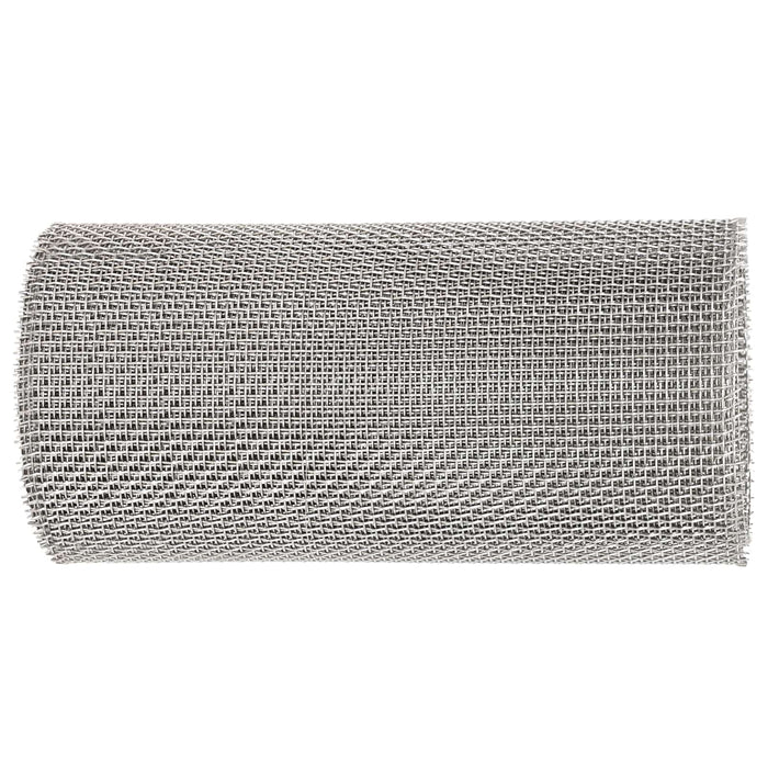 Ecran din plasă 20 x 500 cm 8 Mesh Oțel Inoxidabil 201 Argintiu WALTI