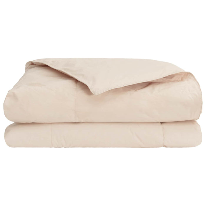 Pilotă de vară Bej 200 x 200 cm 100% Kapok natural WALTI