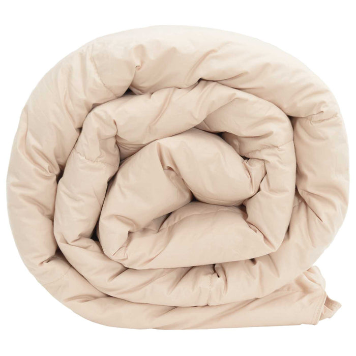 Pilotă de vară Bej 135 x 220 cm 100% Kapok natural WALTI