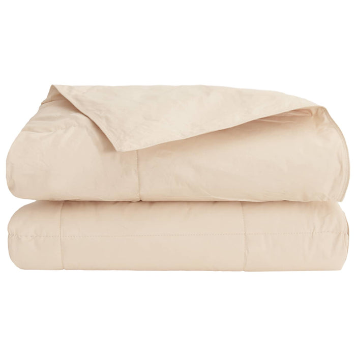Pilotă de vară Bej 240 x 260 cm 100% Kapok natural WALTI