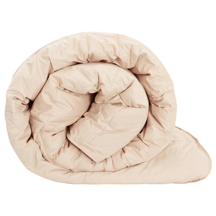 Pilotă de iarnă Bej 200 x 220 cm 100% Kapok Natural WALTI