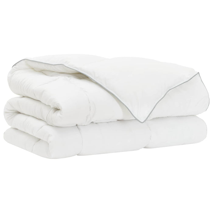 Set Pernă și Cuvertură Alb 135 x 200 cm Fibră de bambus WALTI
