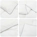 Set Pernă și Cuvertură Alb 135 x 220 cm Fibră de bambus - WALTI WALTI