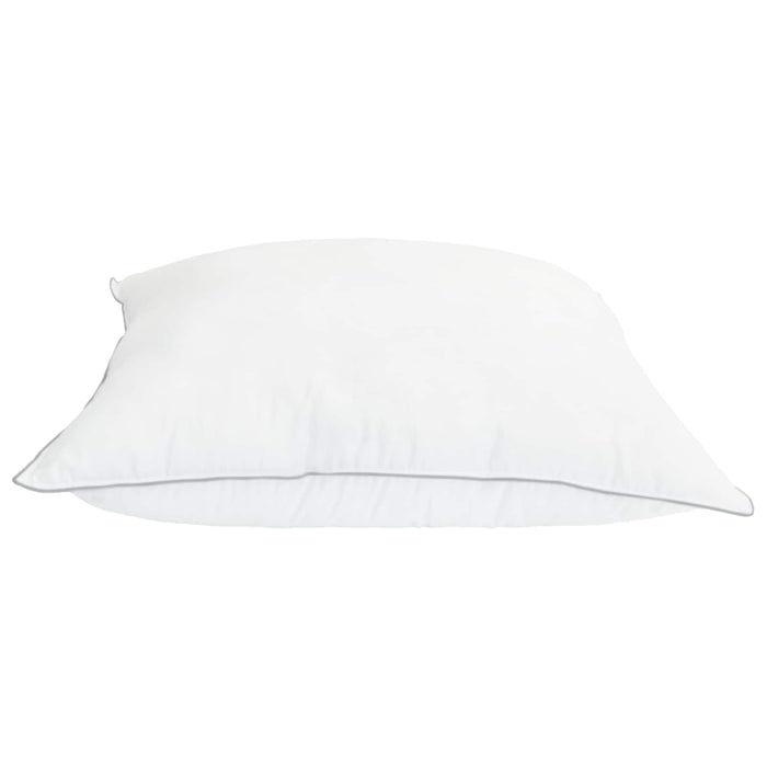 Pernă 2 pcs 80 x 80 cm Fibră de bambus Alb WALTI