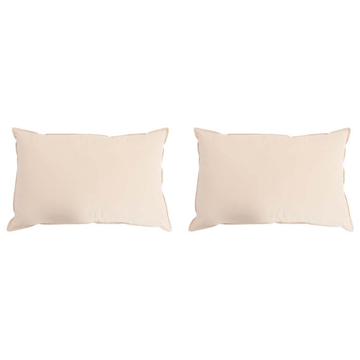 Pernă 2 pcs Bej 50 x 75 cm Fibră Kapok WALTI