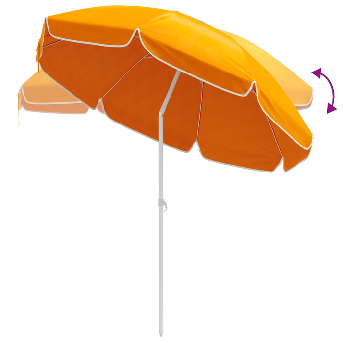 Parasol de Grădină 160 cm Poliester 170T Portocaliu WALTI