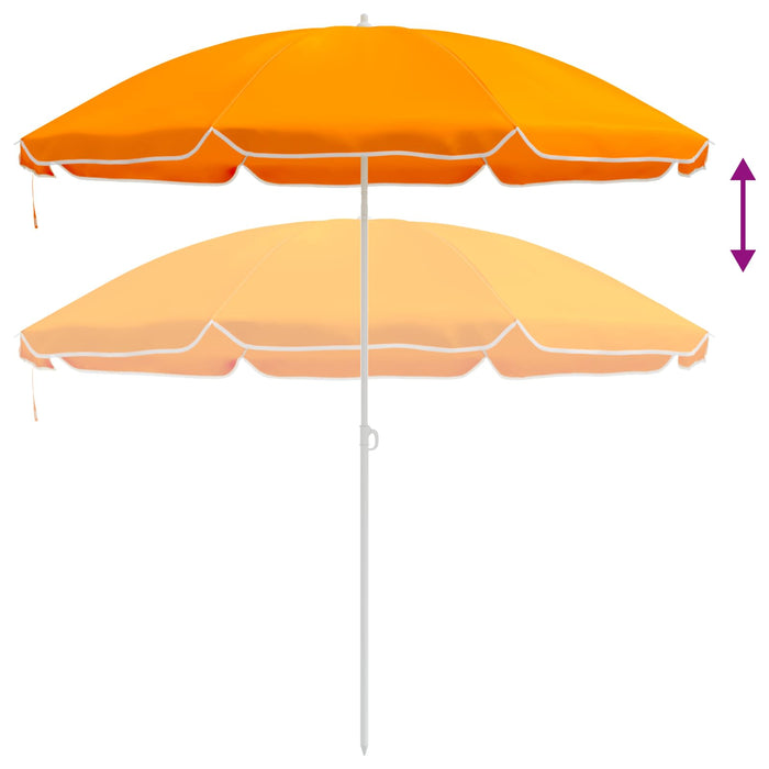 Parasol de Grădină 160 cm Poliester 170T Portocaliu WALTI