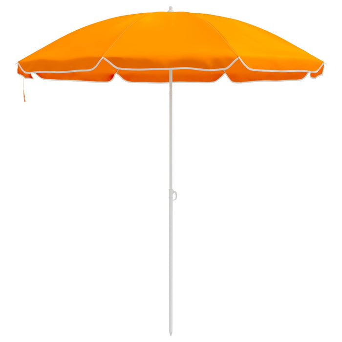 Parasol de Grădină 240 cm Poliester 170T Portocaliu WALTI
