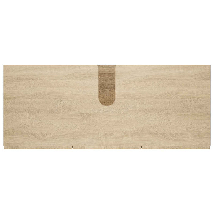 Set dulap baie 3 buc. Stejar Sonoma Lemn prelucrat WALTI