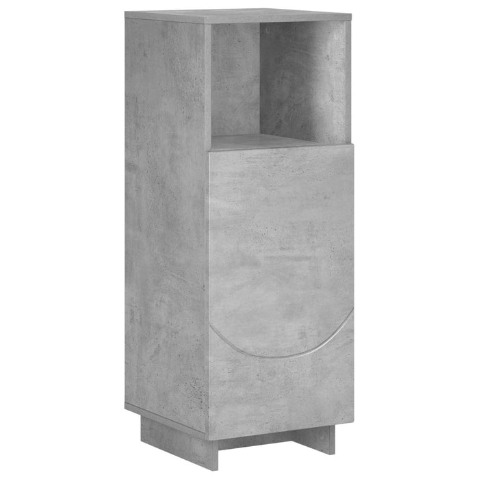 Set dulap baie 3 buc. Gri Beton Lemn prelucrat WALTI