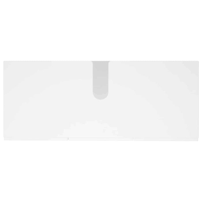 Set dulap baie 3 buc. Alb foarte lucios Lemn prelucrat WALTI