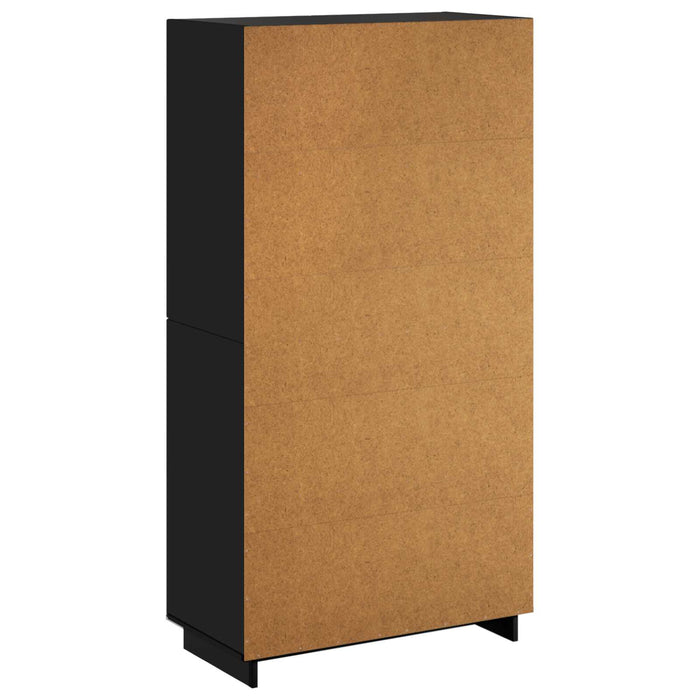 Bufet Negru 79 x 41 x 151 cm Lemn prelucrat WALTI