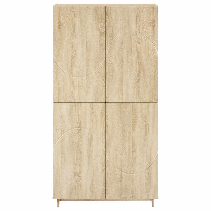 Bufet Stejar Sonoma 79x41x151 cm Lemn prelucrat WALTI