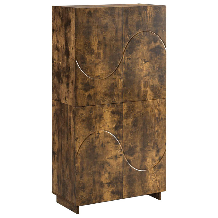 Bufet Stejar fumuriu 79 x 41 x 151 cm Lemn prelucrat WALTI