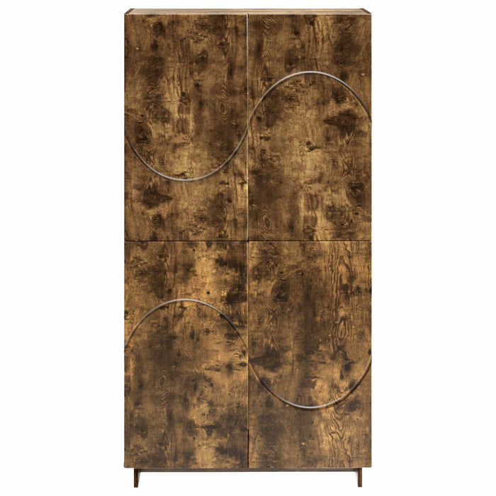 Bufet Stejar fumuriu 79 x 41 x 151 cm Lemn prelucrat WALTI