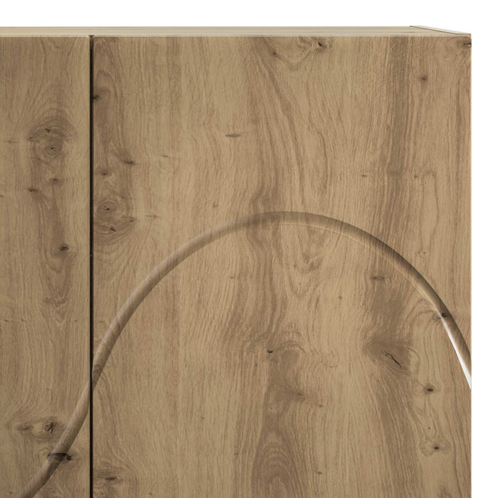 Bufet Stejar Artizanal 79 x 41 x 151 cm Lemn prelucrat WALTI