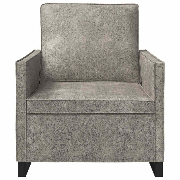 Fotoliu Gri deschis 70 x 81 x 82 cm Material din microfibră WALTI