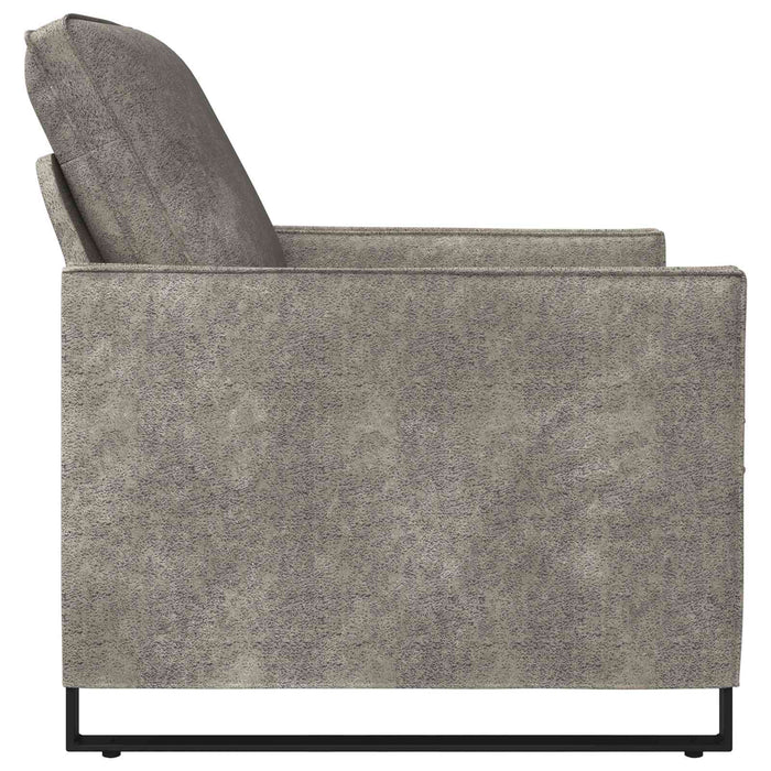 Fotoliu Gri deschis 70 x 81 x 82 cm Material din microfibră WALTI