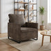 Sofa single Gri închis 70 x 81 x 82 cm Material din microfibră - WALTI WALTI