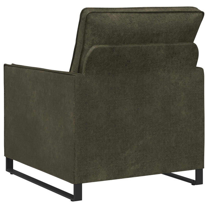 Fotoliu Verde Army 70 x 81 x 82 cm Material din microfibră WALTI