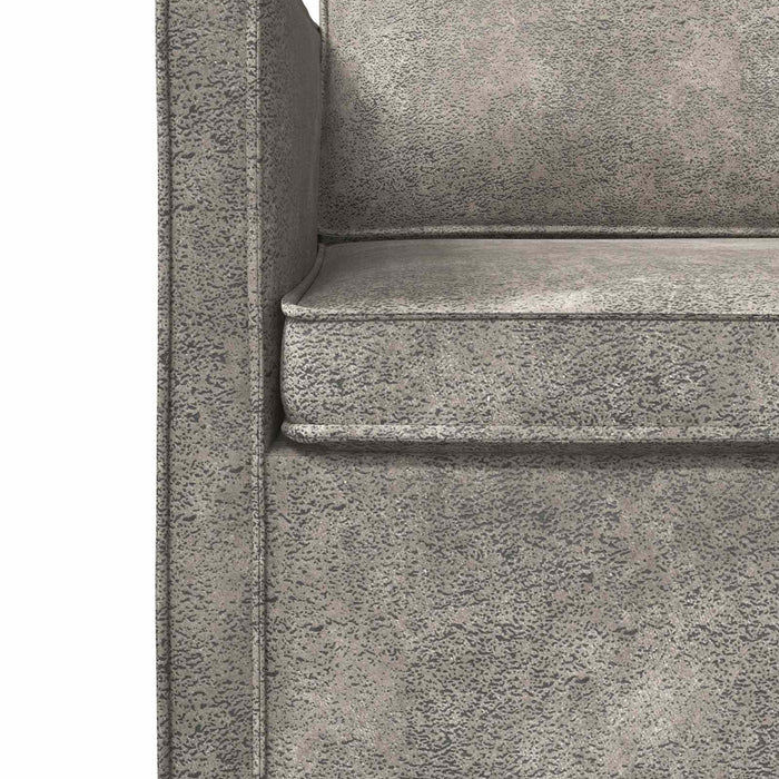 Canapea cu 2 locuri Gri deschis 130 x 81 x 82 cm WALTI