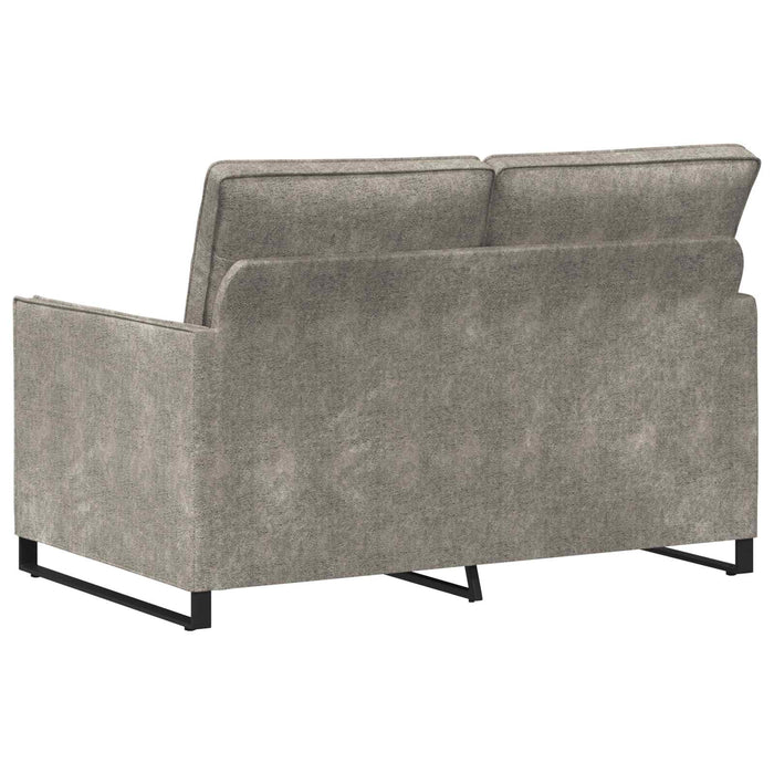 Canapea cu 2 locuri Gri deschis 130 x 81 x 82 cm WALTI
