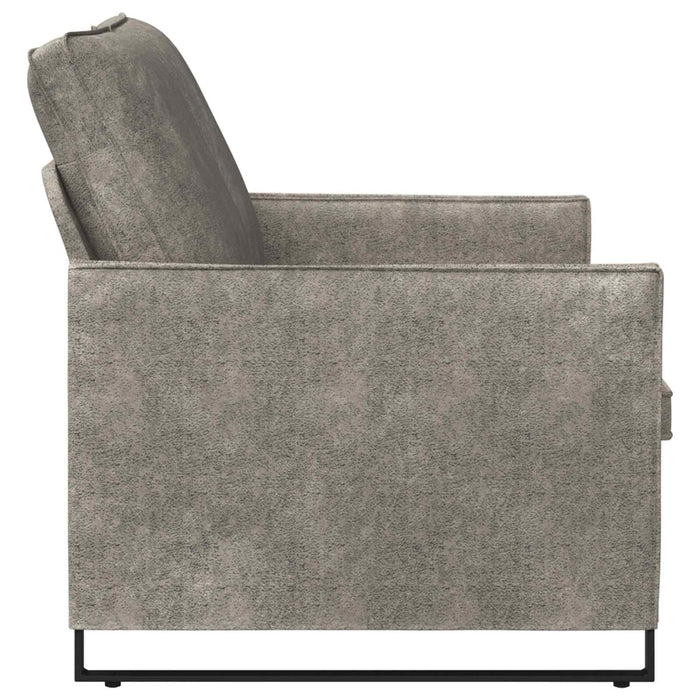 Canapea cu 2 locuri Gri deschis 130 x 81 x 82 cm WALTI