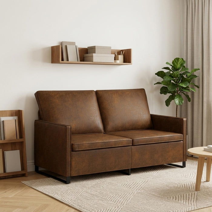 Canapea cu 2 locuri Maro 150 x 81 x 82 cm WALTI