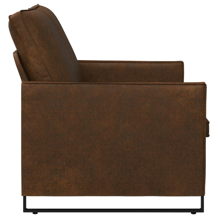 Canapea cu 2 locuri Maro 150 x 81 x 82 cm WALTI