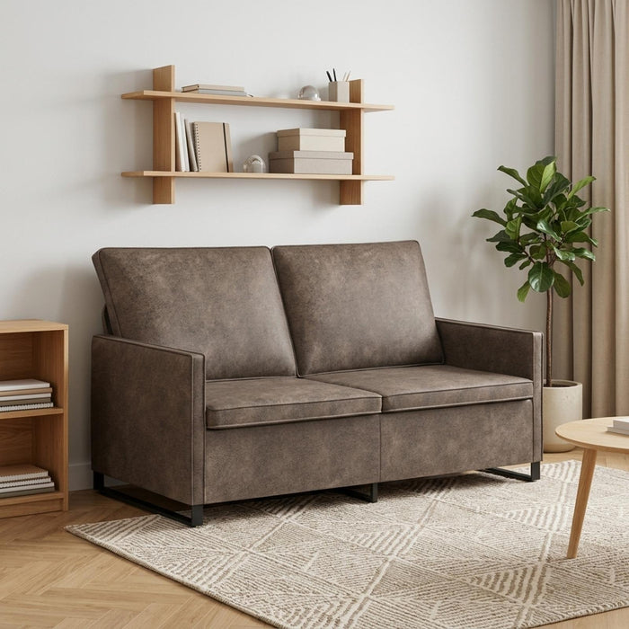 Canapea cu 2 locuri Gri închis 150 x 81 x 82 cm WALTI