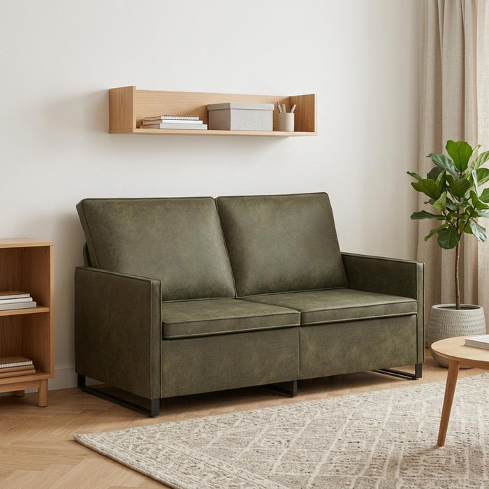 Canapea cu 2 locuri Verde Army 150 x 81 x 82 cm WALTI