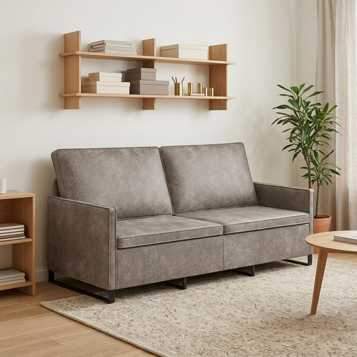 Sofă cu 3 locuri Gri deschis 190 x 81 x 82 cm WALTI