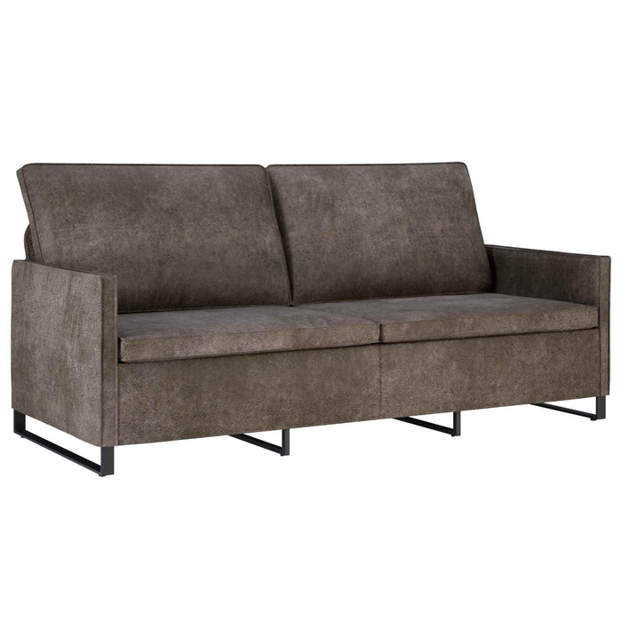 Sofă cu 3 locuri Gri închis 190 x 81 x 82 cm WALTI