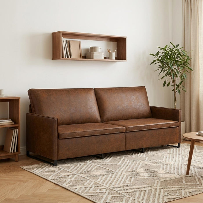 Sofă cu 3 locuri Maro 220 x 81 x 82 cm Material din microfibră WALTI