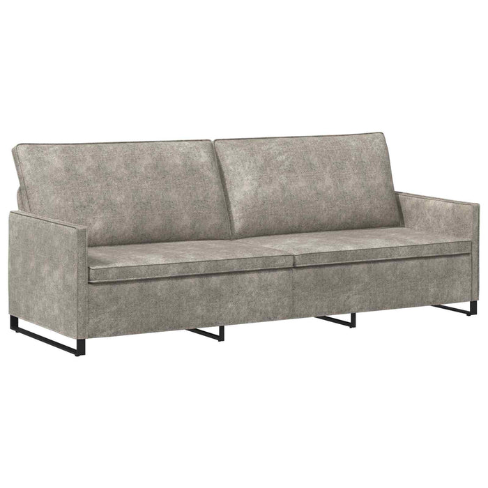 Sofă cu 3 locuri Gri deschis 220 x 81 x 82 cm WALTI