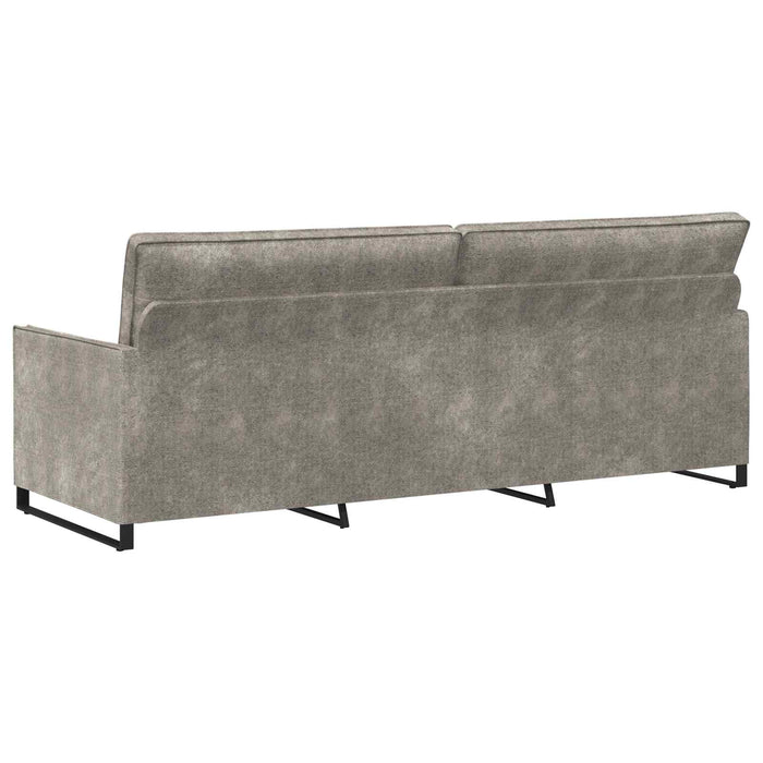 Sofă cu 3 locuri Gri deschis 220 x 81 x 82 cm WALTI